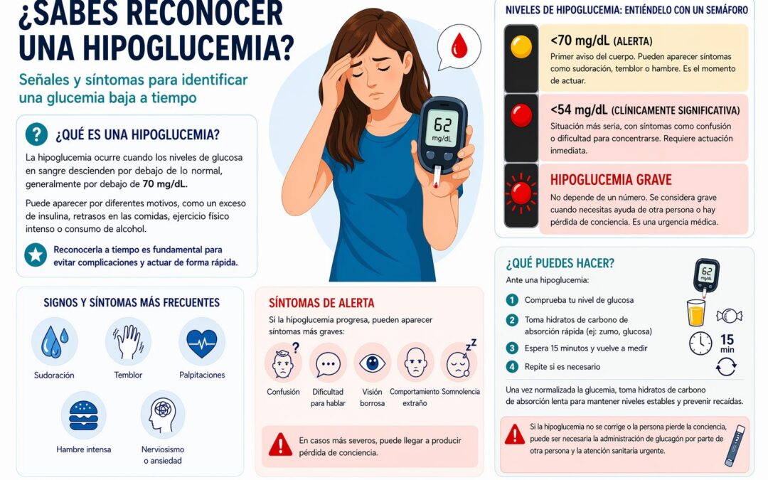 ¿sabes reconocer una hipoglucemia?